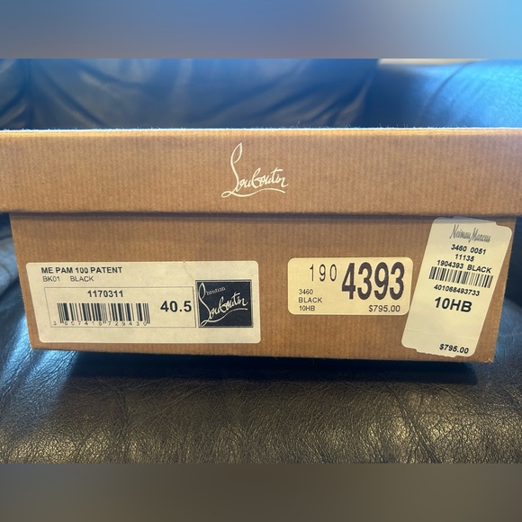 Beautiful Christian Louboutin Patent ME PAM 100mm heels. NEVER WORN NEW IN BOX. - Picture 3 of 8